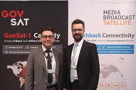 Media Broadcast Satellite and Govsat highlight govt communications capabilities at Eurosatory 2018