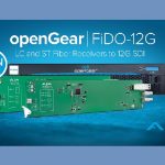 AJA announces new openGear fiber to 12G-SDI converters