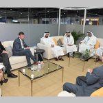 Head of UAE Space Agency meets government and business leaders at IAC 2021